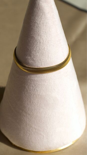 Alonna - Bracelet chaîne à chevrons 6 mm 4