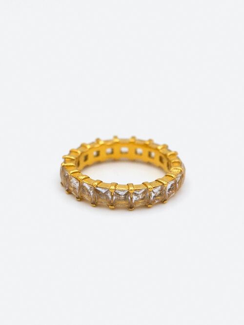 Square Eternity Crystal Band