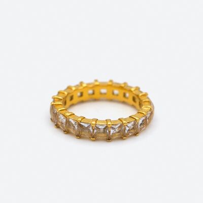 Square Eternity Crystal Band