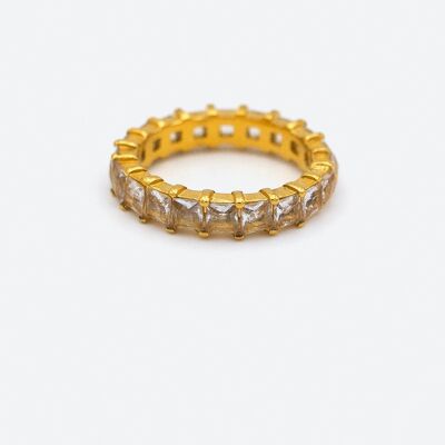 Square Eternity Crystal Band