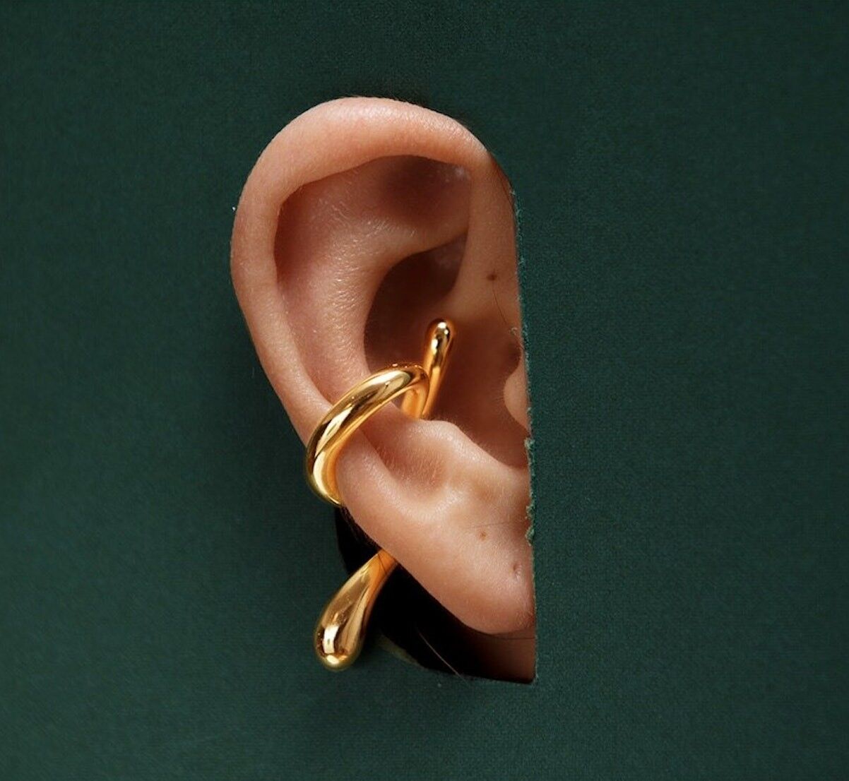 S-Shape Cuff Non-Piercing Earrings