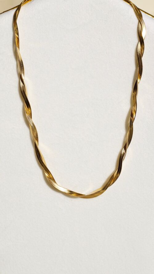Frances - Twisted Snake Chain Necklace