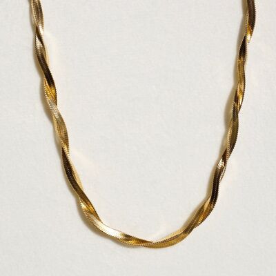 Frances - Twisted Snake Chain Necklace