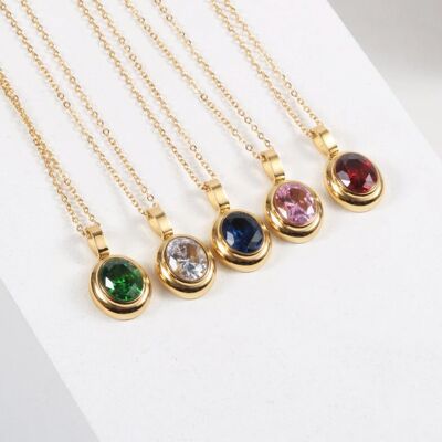 Atlas - Crystal Drop Pendant Necklaces