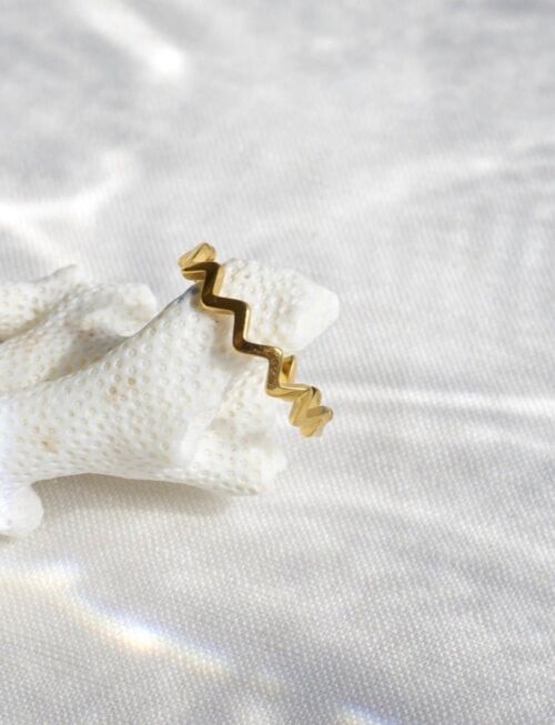 Atticus - Dainty ZigZag Stacking Ring