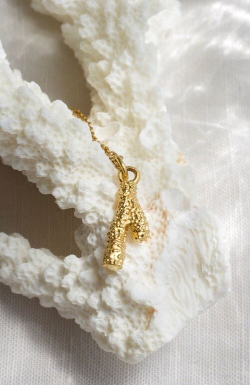 Ares - Coral Branch Pendant Necklace