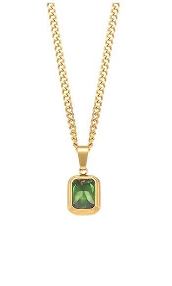 Ely - Collier pendentif en cristal 11