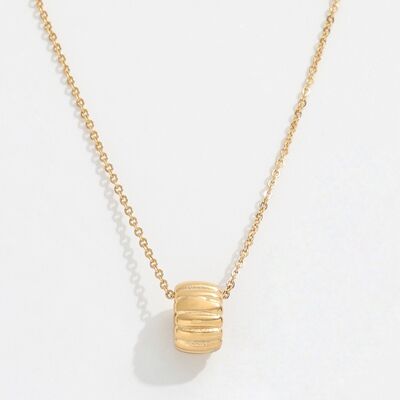 Yanis - Collier pendentif croissant minimaliste en or