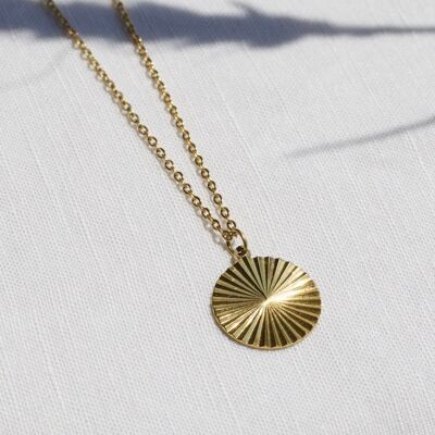 Malo - Sunburst Round Charm Necklace