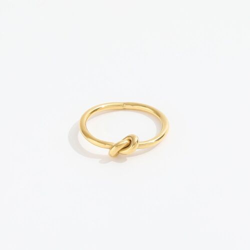 Syrakus - Simple Gold Knot Ring