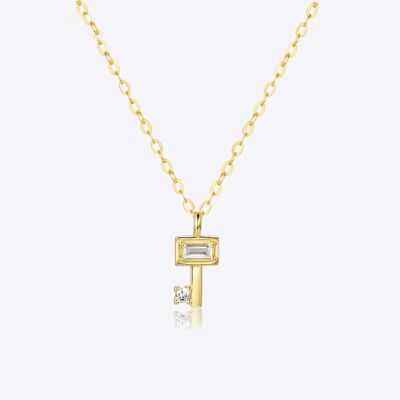 Stefan - Key Charm Pendant Necklace