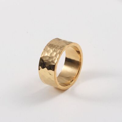 Ankareeda - Hammered Gold Band Ring