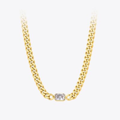 Martha - Cuban Link Chain Necklace & Bracelet 10mm