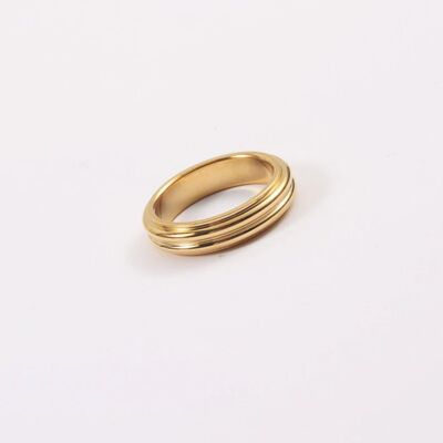 Velvet - Threader Gold Band Ring