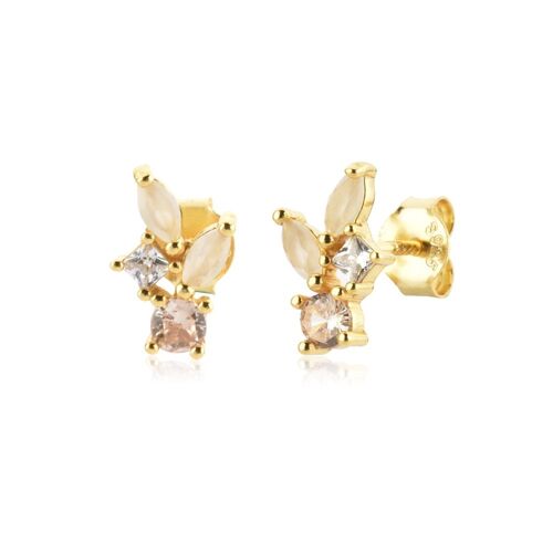 Mona - Spring Flower Cluster Stud Earring