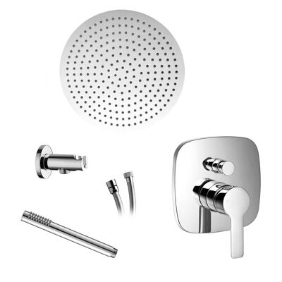 Highline rain shower complete set round