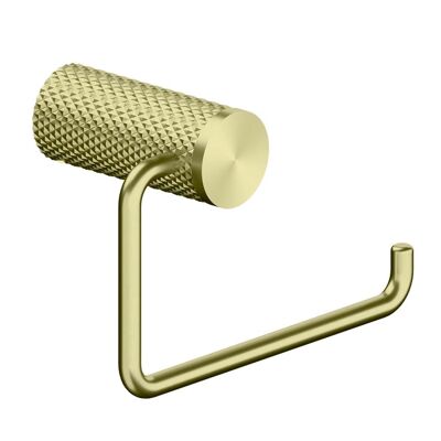 Toilet roll holder series ICONIC brushed brass