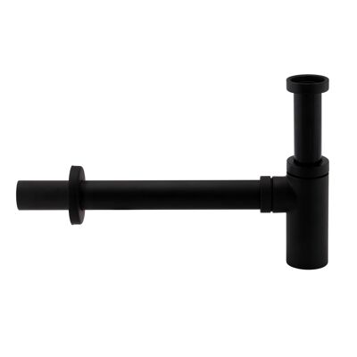 STILFORM Designer "Minimal" Siphon Geruchsverschluss in Schwarz Matt