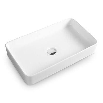 Countertop ceramic washbasin Soho Brilliant White 60 cm