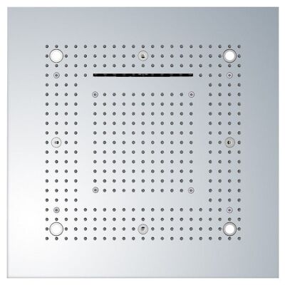 Soho rain shower 60x60 LED waterfall & mist with mounting frame