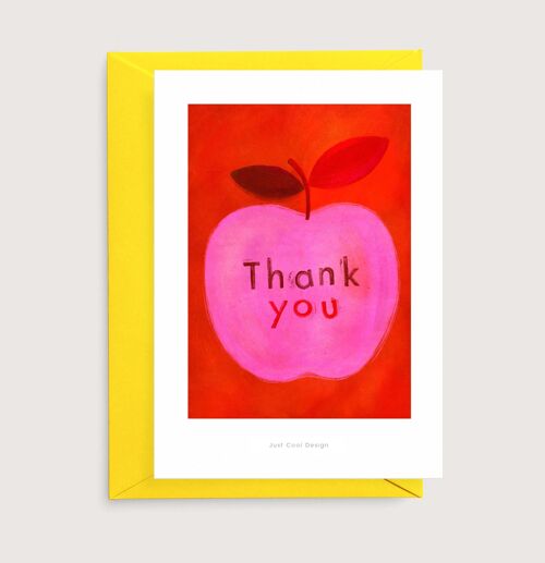 Thank you mini art print | Thank you apple card