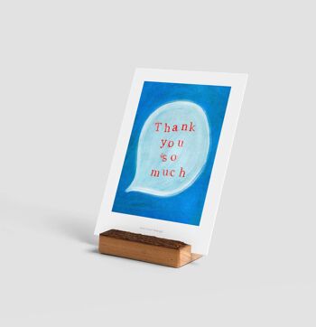 Merci beaucoup mini art print | Carte de remerciement 2