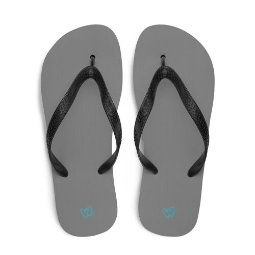 Wapiness Gray Flip Flops
