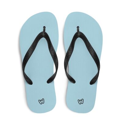 Wapiness Blue Flip Flops