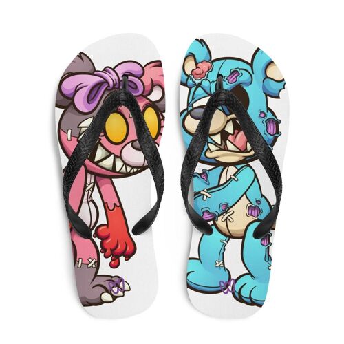 Zombie Bears Flip Flops