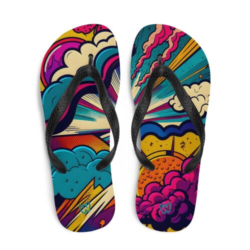 Cosmos Flip Flops