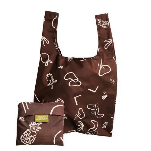 Fruits & Shapes in Chocolate Reusable Bag