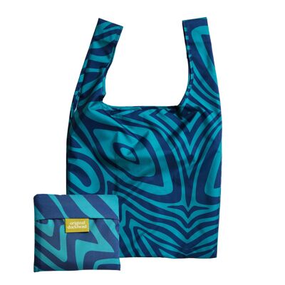 NEW! Swirl in Blue Reusable Bag