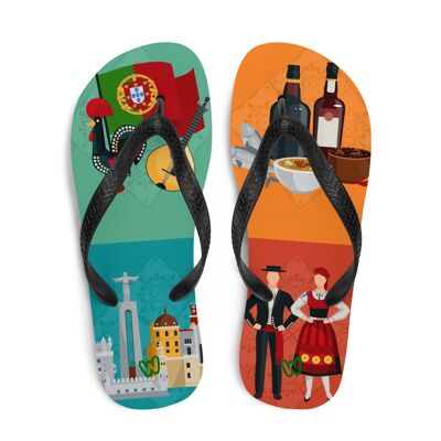 Portuguese Tradition Flip Flops