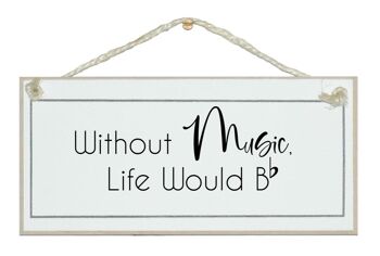 Sans musique, la vie serait B (bémol)