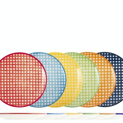 Set de 12 assiettes à fruits Vicky ø 19 cm