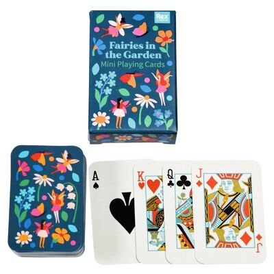 Mini cartes à jouer - Les fées du jardin