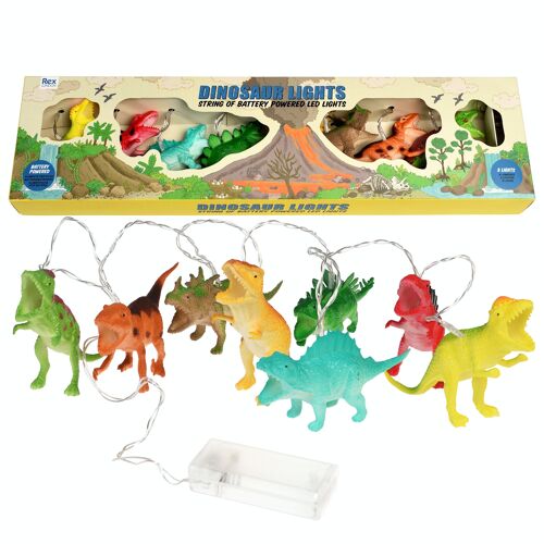 String of LED dinosaur lights - Prehistoric Land