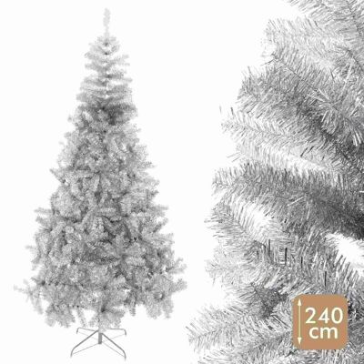 CHRISTMAS - TINSEL TREE 1180 SILVER BRANCHES CT721595