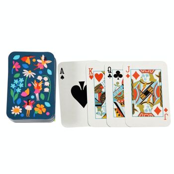 Mini cartes à jouer - Les fées du jardin 3