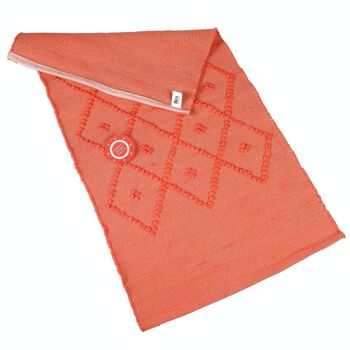 Tapis bouclette corail (50cm x 90cm) 1