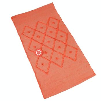 Tapis bouclette corail (50cm x 90cm) 2