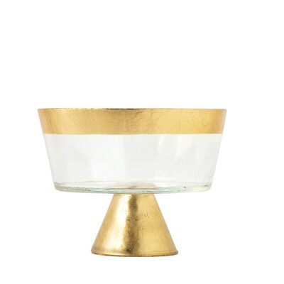 Goldie cake stand with gold edge ø 15 cm