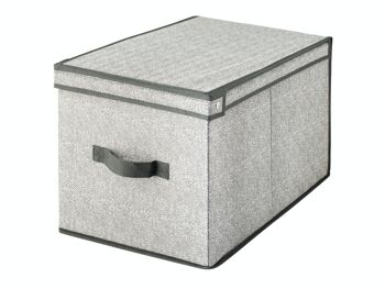 Boîte penderie grise 31x48xh30 cm