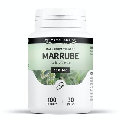 Marrubio - 200 mg - 100 cápsulas