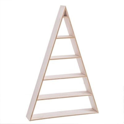 CHRISTMAS - WOODEN TRIANGLE DISPLAY CT119685