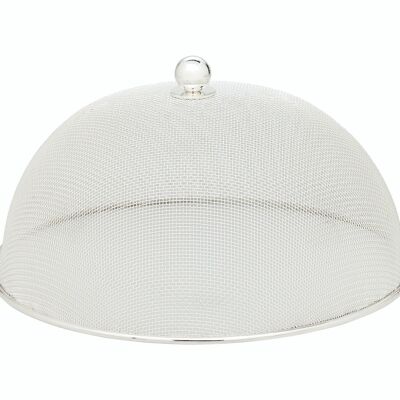 Protective hood Classic (ø 30 cm, H 16 cm), noble silver-plated, tarnish-proof, dining screen fly hood