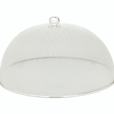 Protective hood Classic (ø 30 cm, H 16 cm), noble silver-plated, tarnish-proof, dining screen fly hood