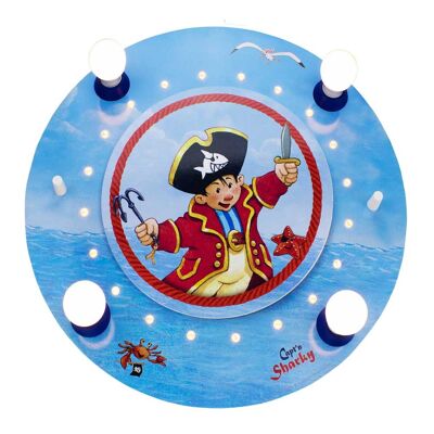 Ceiling lamp Capt'n Sharky "sets sail"