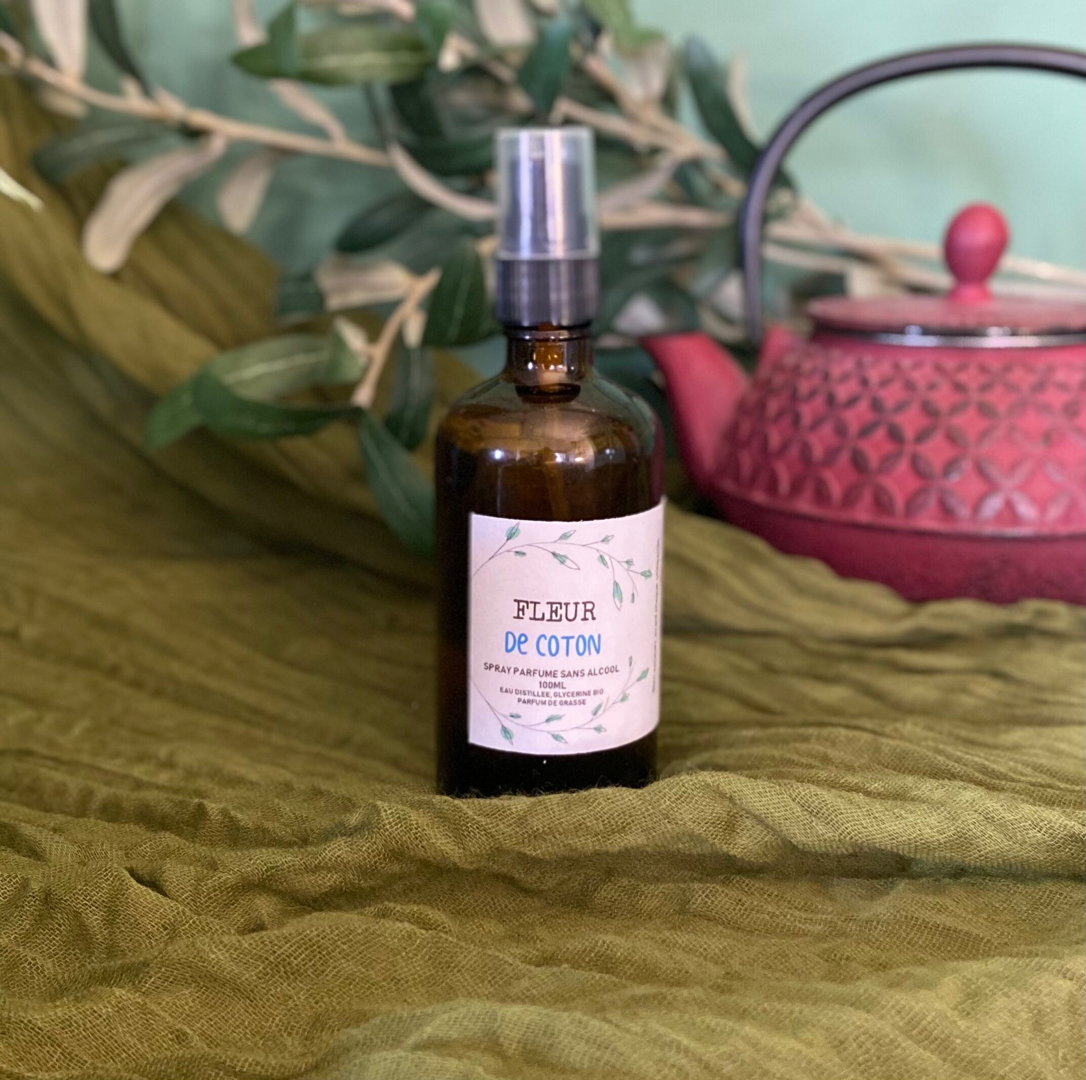 Spray profumato al fiore di cotone - Profumo di Grasse 100 ml