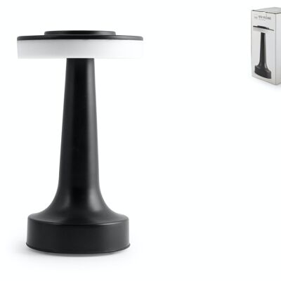 Lampe led noire satinée New Orleans 11,5xh20 cm